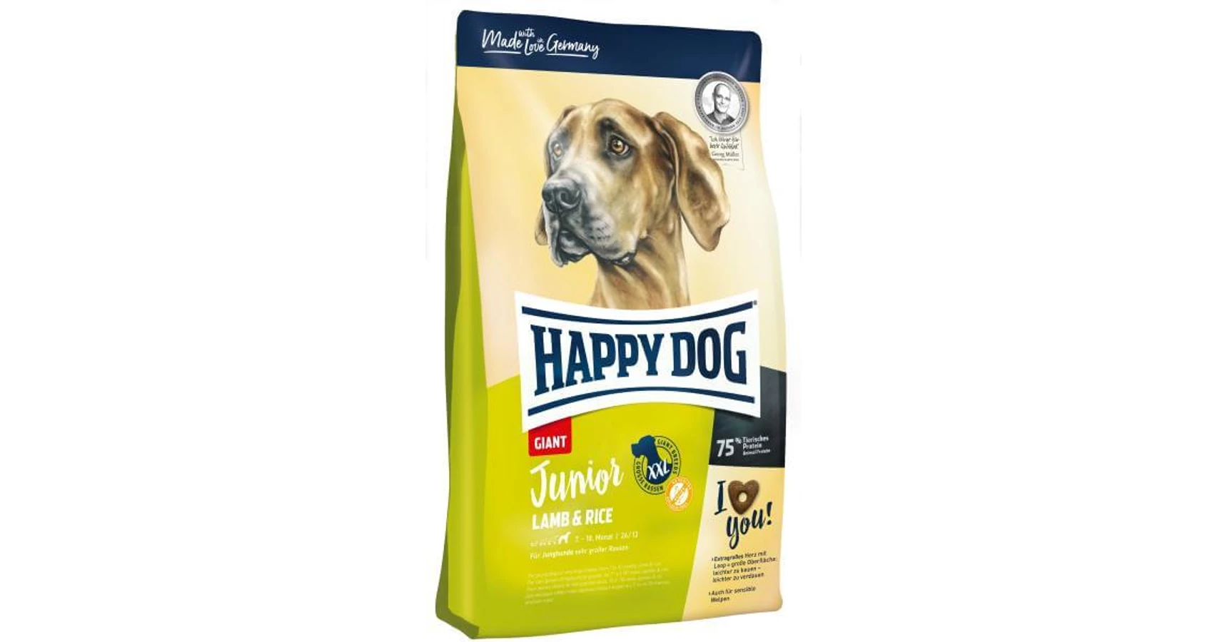 Happy Dog Junior Giant Lamb Rice 15 kg Kutyatáp