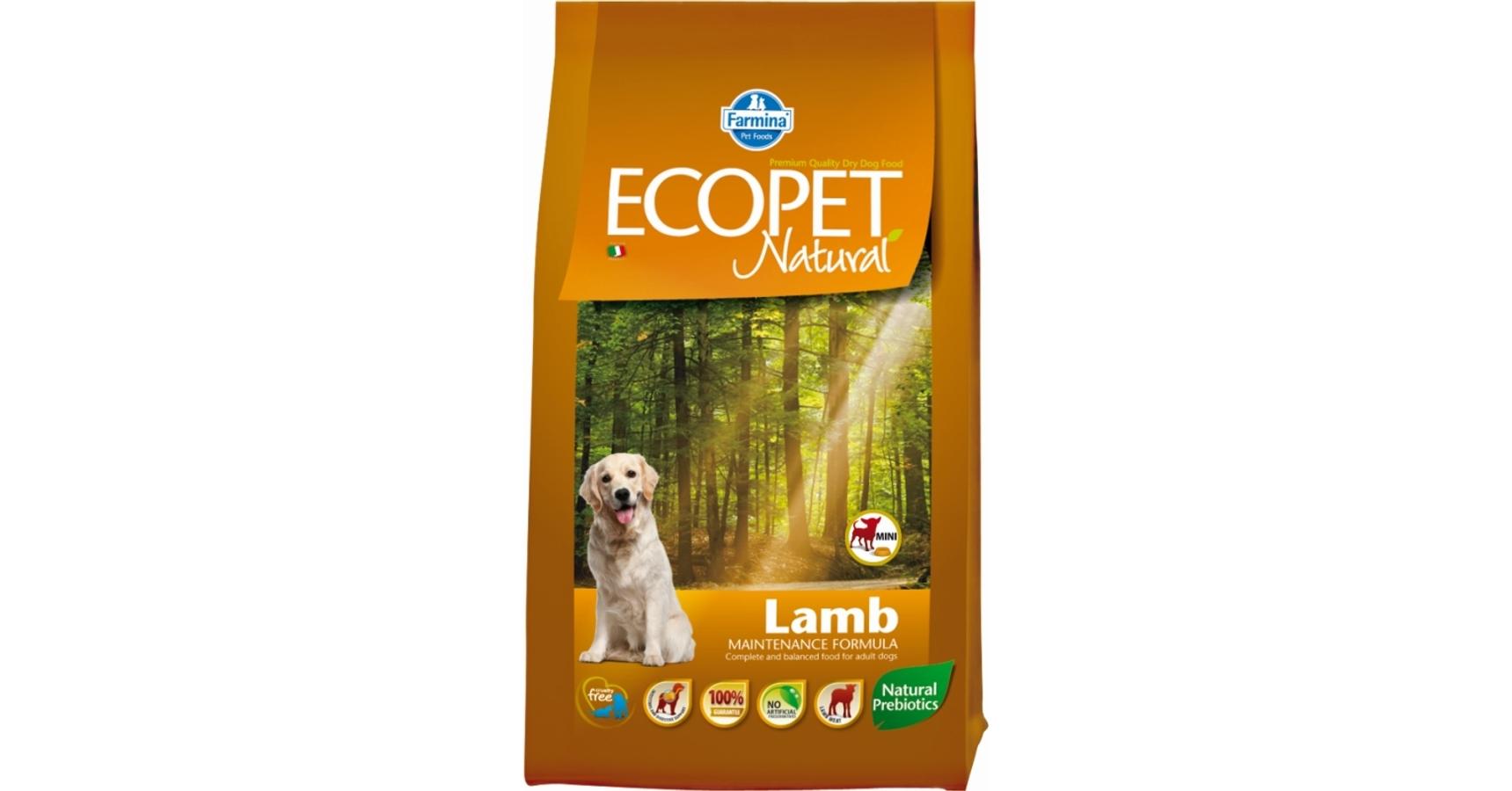 Ecopet Natural Lamb Mini 2x14kg kutyatáp