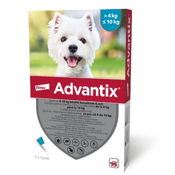 Advantix spot on 1 ml 4-10 kg 1X