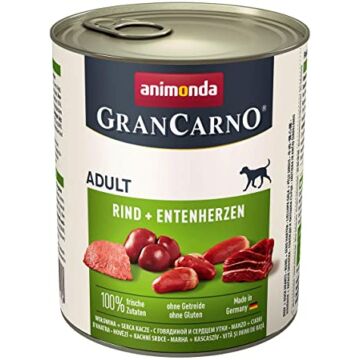 Animonda GranCarno Adult (marha + kacsaszív) konzerv 800g