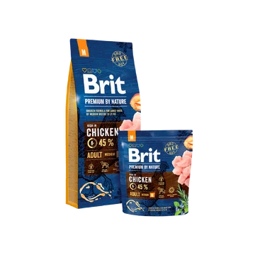Brit Premium by Nature Adult Medium 15 kg