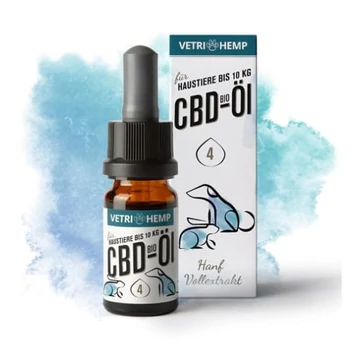 Vetrihemp Bio CBD Olaj Kutyáknak 10kg alatt 4%, 10ml