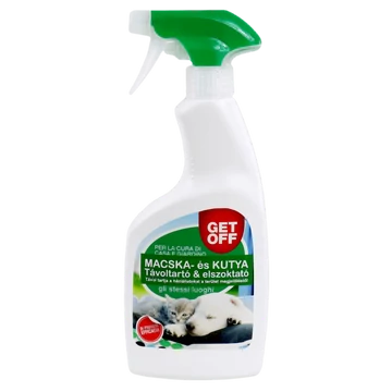 GET OFF Macska- és kutyariasztó és távoltartó spray, 500 ml