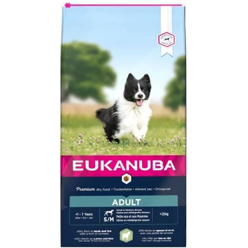 Eukanuba Adult Small &amp; Medium Lamb &amp; Rice kutyatáp 18kg