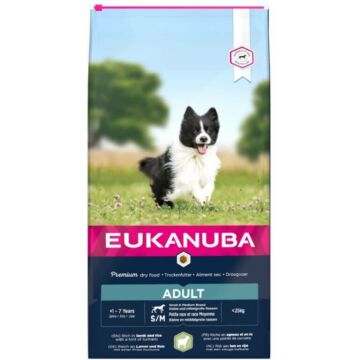 Eukanuba Adult Small & Medium Lamb & Rice kutyatáp 18kg