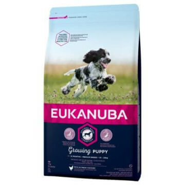 Eukanuba Puppy Medium 15kg kutyatáp