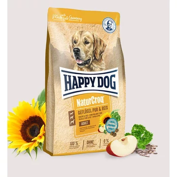 Happy Dog NaturCroq Poultry &amp; Rice 11 kg Kutyatáp