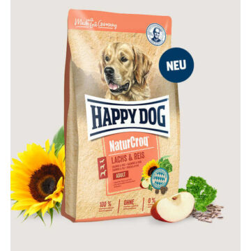 Happy Dog NaturCroq Salmon & Rice 12 kg Kutyatáp