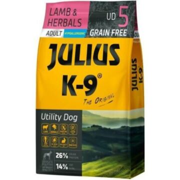 Julius-K9 GF Hypoallergenic Utility Dog Adult Lamb & Herbals 3x10 kg