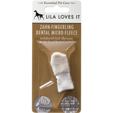 Lila Loves It - Ujjra húzható ezüstionos fogkefe