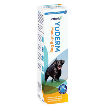 Lintbells YuDERM Moulting Dog - Szőr és bőrálpolás túlzott szőrhullásra kutyáknak 250 ml