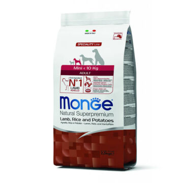 Monge Mini Adult Lamb, Rice and Potatoes 15 kg kutyatáp