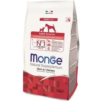 Monge Mini Starter Csirke kutyatáp 15kg