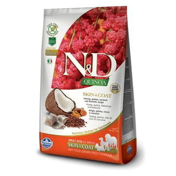 N&amp;D Dog Grain Free Quinoa Skin&amp;Coat Hering 800 g