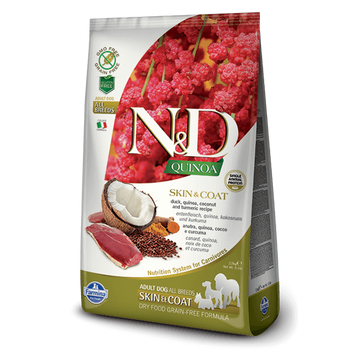 N&D Dog Grain Free Quinoa Skin&Coat Kacsa 800 g