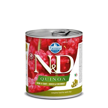 N&amp;D Dog Quinoa konzerv kacsa&amp;kókusz 285g
