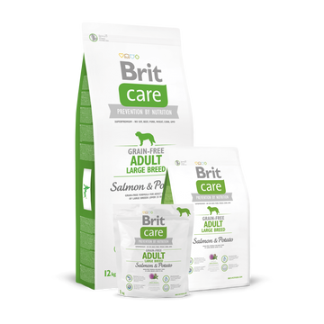 Brit Care Grain-free Adult Large Breed Salmon & Potato 3 kg kutyatáp