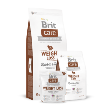 Brit Care Weight Loss Rabbit & Rice 1 kg kutyatáp