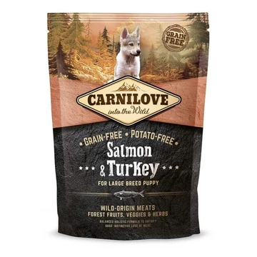 CarniLove Puppy Large Lazac-Pulyka 1,5kg kutyatáp