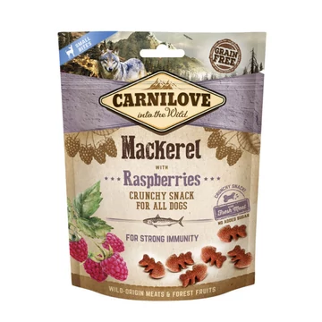 Carnilove Dog Crunchy Snack Makréla Málnával 200g