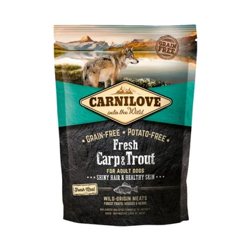 Carnilove Fresh Adult Dog Ponty &amp; Pisztráng - Hair &amp; Healthy Skin 1,5 kg kutyatáp