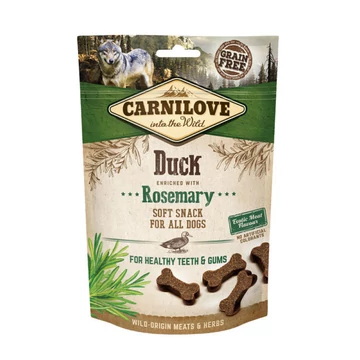 Carnilove Dog Semi Moist Snack Kacsa Rozmaringgal 200g