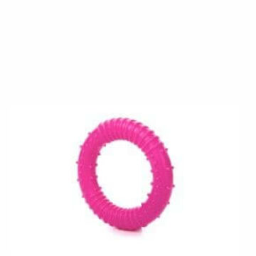 JK tüskés gumigyűrű rózsaszín 8cm