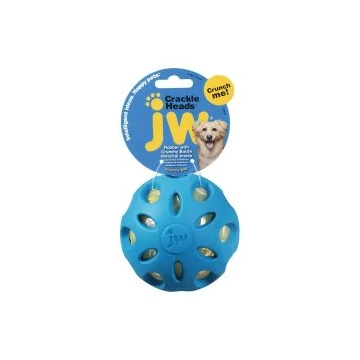 JW CRACKLE HEADS ZÖRGŐ LABDA MIX COLOR  M