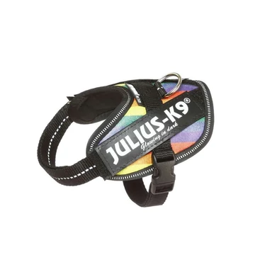 Julius-K9 IDC Powerhám, felirattal, Baby 2 Szivárvány