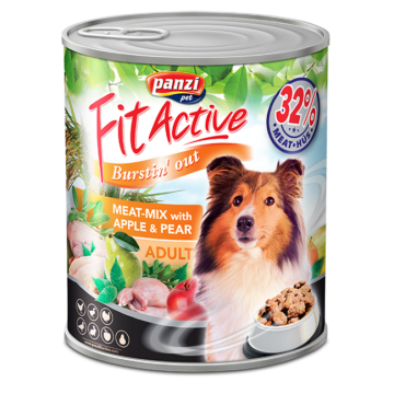 Panzi FitActive Adult Dog Meat-Mix konzerv 800gr