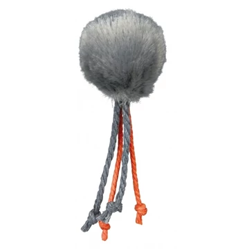 Trixie Játék Plüss Labda kötéllel 4cm
