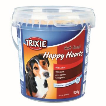 Trixie Jutalomfalat Soft Snack Happy Hearts Vödrös 500gr