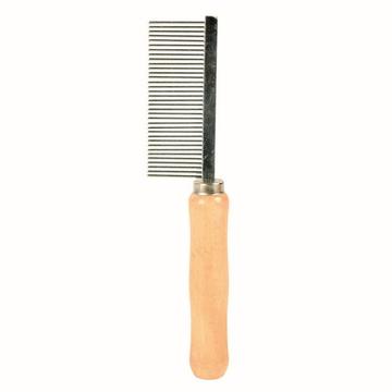 Trixie Fésű Fa Közepes Fogú 18cm