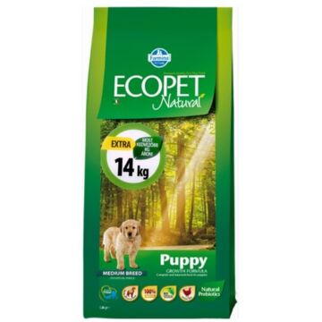 Ecopet Natural Puppy Medium 14kg kutyatáp