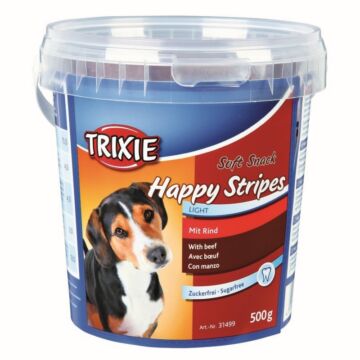 Trixie Jutalomfalat Soft Snack Happy Stripes Vödrös 500gr