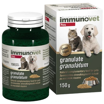 ImmunoVet Pets Granulátum Természetes Immunerősítő 150 g