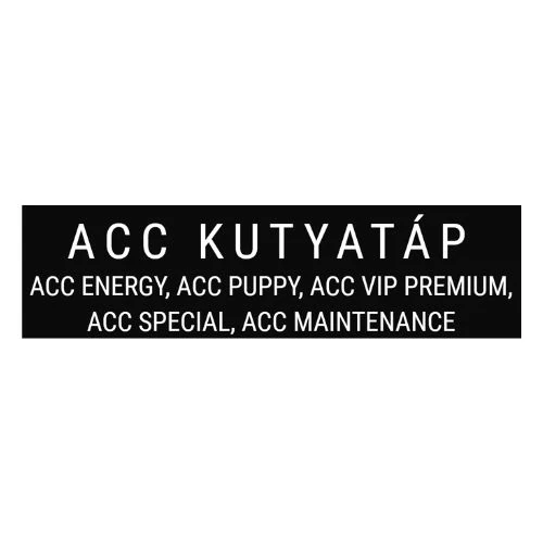 ACC kutyatáp