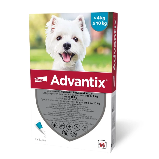 Advantix spot on 1 ml 4-10 kg 1X