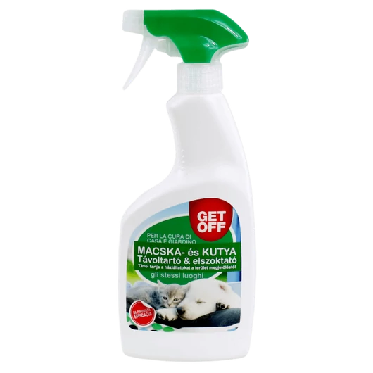 GET OFF Macska- és kutyariasztó és távoltartó spray, 500 ml