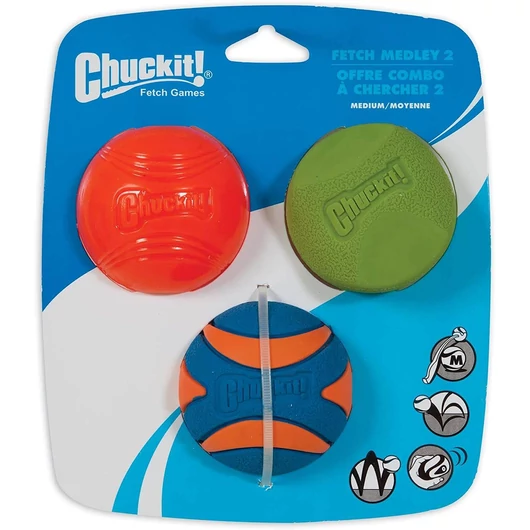 Chuckit Fetch Medley 2 Labda Szett M