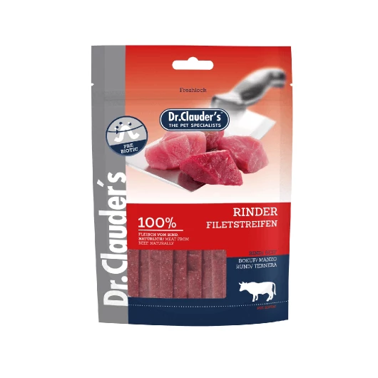 Dr.Clauder's Dog Premium Marhafilé Csíkok 80g