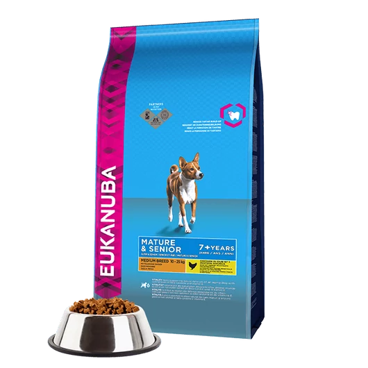 Eukanuba Mature & Senior Medium 15kg kutyatáp