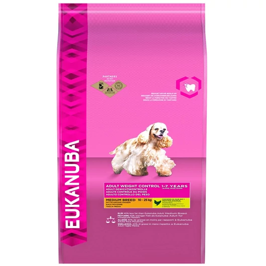Eukanuba Adult Medium Breed Weight Control 3kg kutyatáp