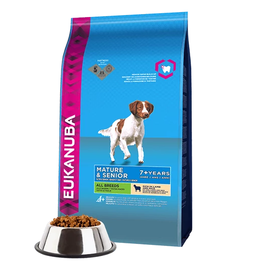 Eukanuba Mature & Senior Lamb & Rice 12kg Kutyatáp