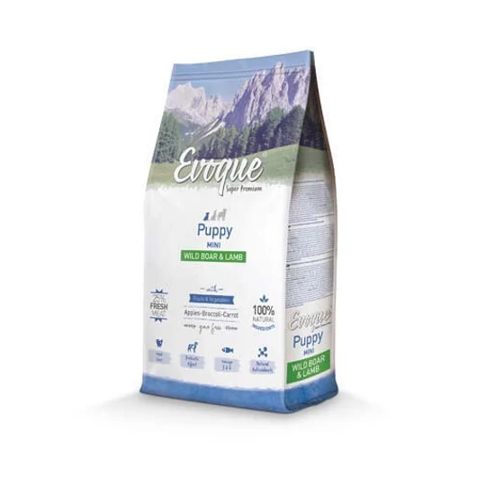 Visán Evoque Dog Puppy Mini Wild Boar & Lamb kutyatáp 8 kg