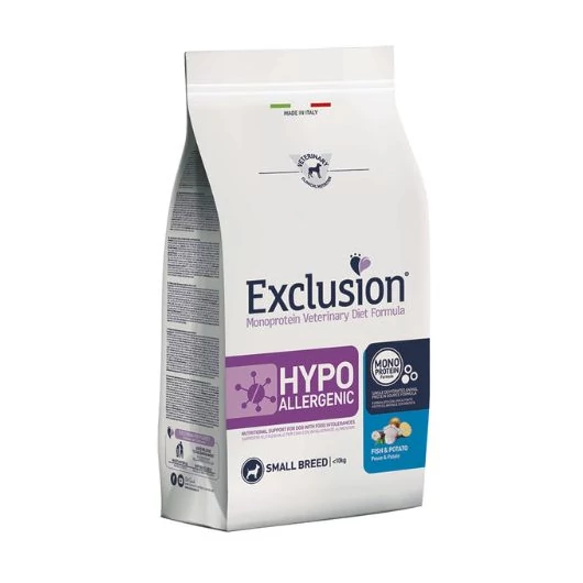 exclusion-hypoallergenic-fish-potato-small-2kg