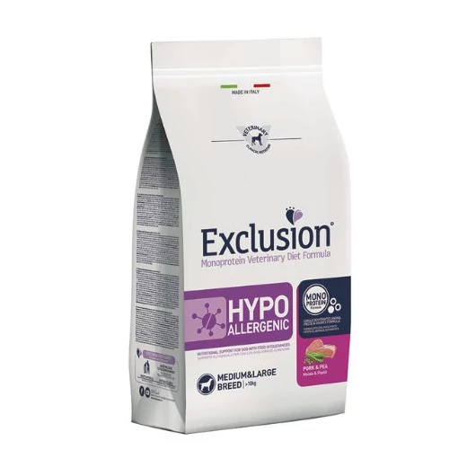 exclusion-hypoallergenic-pork-pea-ml-12kg