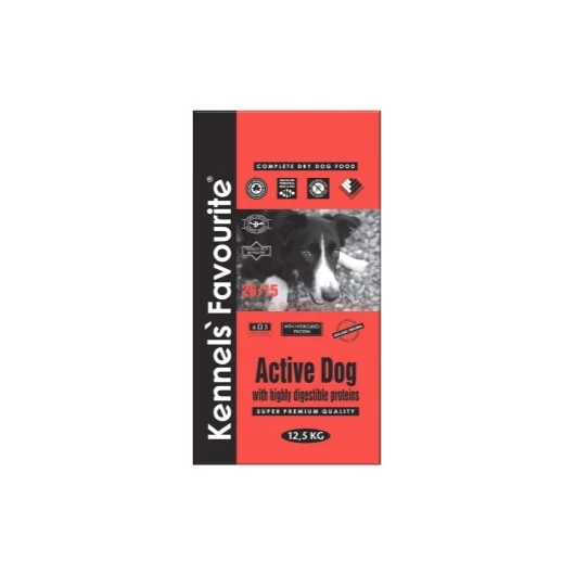 Kennels' Favourite Active Dog száraztáp felnőtt kutyáknak 4kg