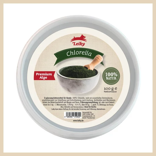 Leiky 100% Chlorella zöldalga 100g