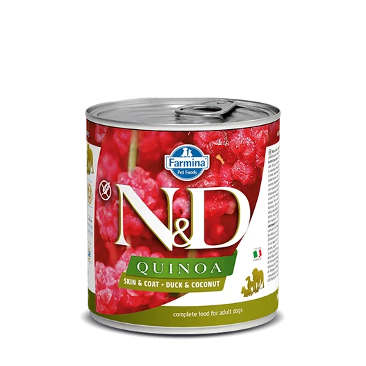 N&D Dog Quinoa konzerv kacsa&kókusz 285g